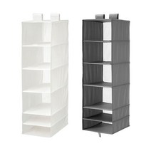 이케아 SKUBB 스쿠브 6단 수납함/행거/옷걸이/의류정리/옷장/패브릭/정리함, 다크그레이_004.729.95