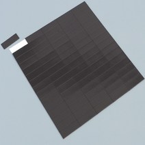 전단지 인쇄물 부착 조각 고무 자석 판 25X10MM 90P, 30 x 10mm (75P)