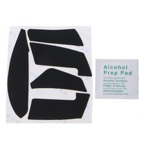 MX Master 2S 땀 저항 마우스 패드를위한 DIY 수제 비 슬립 쉐어 땀 마우스 스킨 스케이트, [01] Black