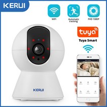 가정용cctv PTZ 초미니1080p 4K 무선 현관문 펫 WIFI 강아지 매장 무선카메라 360 모션 인식, 3MP With 128GB Card, AU 플러그