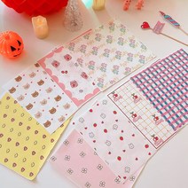 미니 코팅 유산지(20장 1세트), (7) 토끼 20장