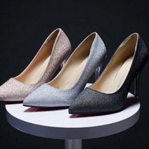 (HH)여성구두 글리터 펌프스 스틸레토 P819