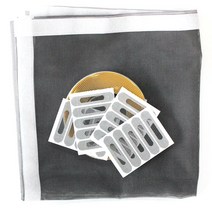 쾌청 일반방충망 회색+흰색벨크로+물구멍방충망20p, 1세트