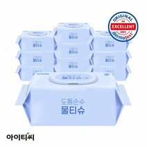 아이티씨 도톰순수 캡형 물티슈 10팩, 단품
