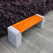 DIPYLON 야외벤치 아웃도어 대리석 공원 의자원목