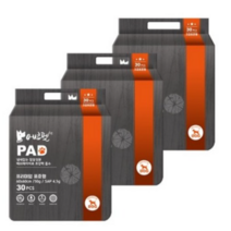 에코펫위드 차콜 메쉬 강아지 배변패드 고급표준형 30매 50g, 30p, 4팩