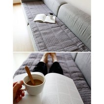 진짜 두껍고 푹신하고 구김없는 면 쇼파패드 3인용 4인용 돌 흙 소파 토퍼 매트 커버 카페트