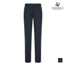인디안 TREMOLO 멜란지 스트라이프 원턱 팬츠_TRNDAWY1111
