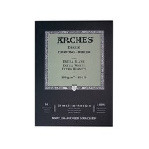 [알파] [아르쉬] 드로잉패드 엑스트라화이트180g(23x31cm)