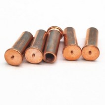 스터드용접기 M3 M4 M5 M6 x L 구리 도금 용접 스터드 오프 나사 납땜 핀 PCB LED SMT 커넥터, 08 M3X5mm 100Pcs