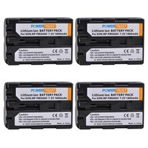 배터리 카메라용 밧데리 1800mAh NP-FM500H NP 소니 A99M2 A900 A350 A77M2, 04 4x Battery