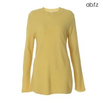 에이비플러스 ab.f.z 브라이트 컬러 R넥 골지 니트 (AFU3GW10A)