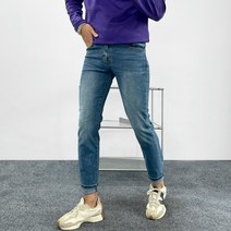 히트 히든밴딩 워싱데님 청바지 - 4color