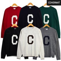 커버낫 램스울 C 로고 크루넥 니트 CO2204KT01