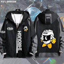 오토바이 바람막이 점퍼 바이크 자켓 의류 라이더 상의 공용 방풍 경량 아라이 윈드자켓, XL, 14