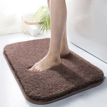 SKANDSALO 양말목 발매트 복층계단 인테리어 코스트코 주방매트 규조토 빨아쓰는 구조토두꺼운 욕실, 80x100cm 머리 높이 약 2cm, 갈색