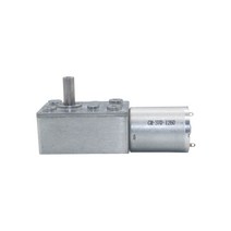 부드러운 감속기 DC6V/12V24V 2RPM ~ 150 높은 토크 감속기 금속 웜 기어 박스 모터 가역 JGY370, 01 2 RPM_03 DC 24 volt