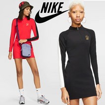 나이키 원피스 미니원피스 반집업 긴팔원피스 Nike Sportswear Dress