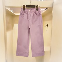 오후 오후 여아바지 봄 나팔바지 연핑크 면바지 OHTC23151