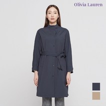 [올리비아로렌] 밴드카라 점퍼형 트렌치코트_VOCEBWS2241