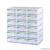 [중앙] 부품박스 CA507-6 (18칸 수납함), 30개