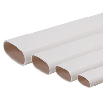 선홈통 PE이주벽관 상자 물 홈통 스텐 지붕물받이, 110 플랫 튜브 50cm