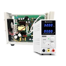 다용도 소형 DC 파워서플라이 0-30V/0-10A 전원공급기 측정공구 테스터기 조절 가능, 1개