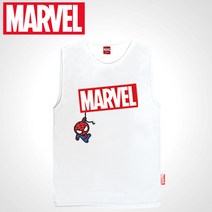 마블 남녀공용 인기캐릭터 여름 COOL 메쉬원단 마블로고 나시티셔츠(M-3XL)