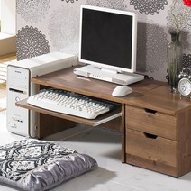 굿하우스 DIY 닐레 600 좌식 컴퓨터 책상 (착불)/, 월넛