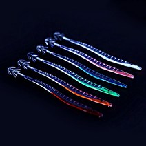 굿베이트 오징어스틱 18cm 14cm 쌍바늘미끼 왕오징어, 14cm 오렌지