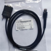 바코드스캐너 리더기 12V 2M RS232 직렬 스트레이트 케이블 Zebra LI3608 LI3678 DS3608 DS3678 바코드 스, 한개옵션0