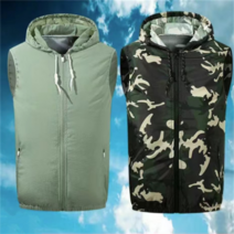 아이스 냉 선풍기 조끼 쿨 냉풍 냉방 작업용 얼음 에어 작업복 등산 남성 여름