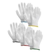 면장갑 적색 녹색 노랑색 파랑색 검정색 1봉(10p), 50G(파랑)