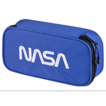 나사 NASA 굿즈/ 미항공우주국 심플 로고 블루 파란색 필통/ 사이언스 과학 우주 덕후