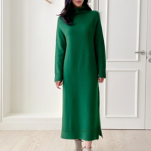 라원스타일 라원스타일 홀가먼트 울 니트 터들 원피스 (9316022)