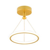 Modern LED Chandelier Lighting for Living Room Study Lights Indoor Lamps Hanging Wrought Iron Bedroo, Gold