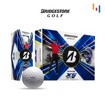 브리지스톤 석교 22년 신제품 브리지스톤 TOUR B XS 타이거우즈 골프공 3피스, 사이즈, 화이트(타이거우즈)