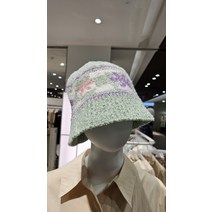 써스데이아일랜드 미수아바흐브 콜라보 패턴니트 버킷햇 T228MCP240W(2123321)