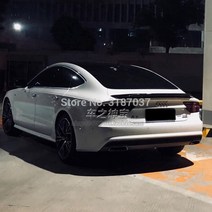A7 카본 블랙 리어 범퍼 립 사이드 아우디 a7 s7 rs7 2013-2016 을위한 앞 스포일러, 탄소 섬유