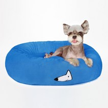 죠스펫 생활방석 도넛방석 고양이 강아지방석 쿠션 극세사 원형방석 스탠다드 애견방석, 죠스펫 생활방석 [베이직-블루]