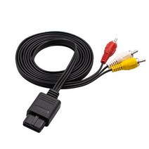 1.8m 슈퍼 닌텐도 64 오디오 Tv 코드 케이블 게임 큐브 Snes Rca, 한개옵션0