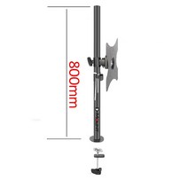모니터 받침대 듀얼 모니터암 800mm DL-T600-180 데스크탑 스탠드 풀 모션 360 도 스틸 모니터 홀더 10 &q, 02 with grommet base