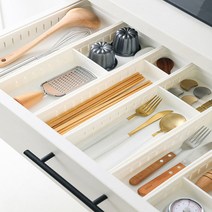 윤마켓 센스맘의 주방 싱크대 서랍 트레이 정리함 정리트레이, 화이트 기본