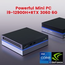 히어로박스 미니 PC 데스크탑 Topton-미니 게이밍 PC i9 12900H NVIDIA RTX3060 6G 썬더볼트 4 2 * DDR4 NV, 03 i7-12700H GTX1060 4G_01 미국, 08 64GB DDR4 2TB NVMe