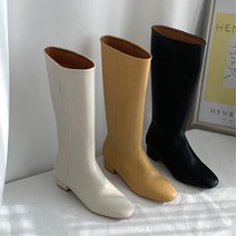 키큰여자 모임룩 레더부츠 롱부츠 여자신발 여성구두 겨울