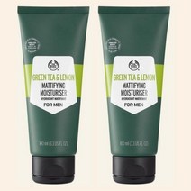 더바디샵 그린티 레몬 매티파잉 모이스처라이저 포 맨 100ml 2팩