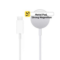 IWatch 7 6 SE 5 4 용 휴대용 무선 충전기 마그네틱 충전 도킹 스테이션 애플 워치 시리즈 3 2 1 USB 충전기 케이블118765, Type C metal Port
