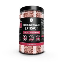 Pure Original Ing레드ients 석류 추출물 (730캡슐) 마그네슘이나 쌀 필러 없음 함