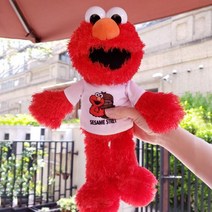 웃는엘모인형 엘모 굿즈 Elmo 세서미 스트리트 애착인형 35/60/70cm 빅버드 쿠키 몬스터, As Picture, 35cm Dress Elmo