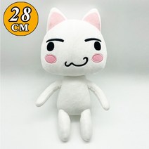 Toro 이노우에 고양이 봉제 인형 애니메이션 게, 1.WHITE